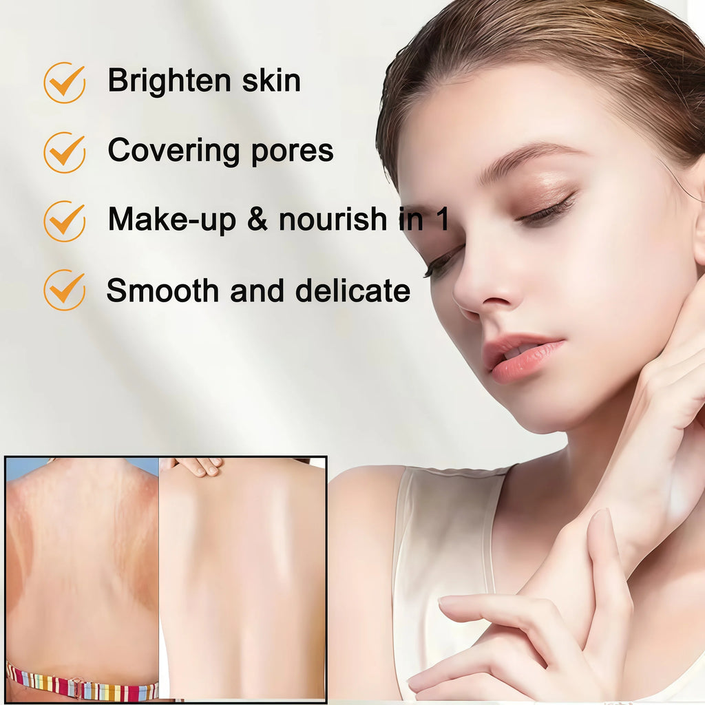 Skin Brightening Cream, Brightens and Evens Out Skin Tone, Suitable for Areas of the Body Such as Face, Neck, Underarms, Knees, Etc., Gentle Brightening, Suitable for Both Men and Women.