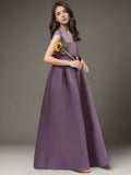 Teen Girl White Long Dress for Birthday Party Performance Featuring Elegant Evening Gown