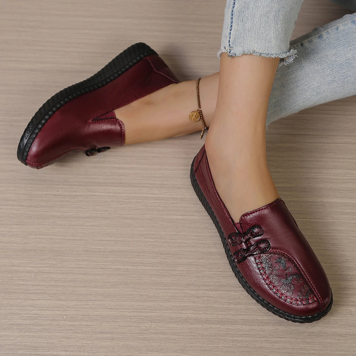 women's shoes summer 2026  Edition Women's single shoe casual ethnic-style small leather shoes free shippiing shoes