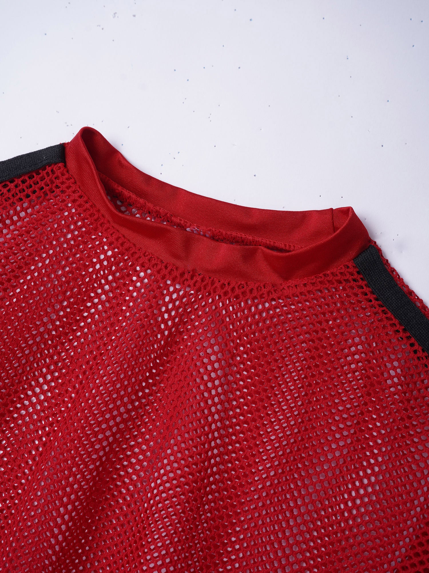 Kids Girls Fishnet T-shirt Hip Hop Street Dance Tops Long Sleeve Round Neck Hollow Out Mesh Crop Top for Workout Gym Sportswear