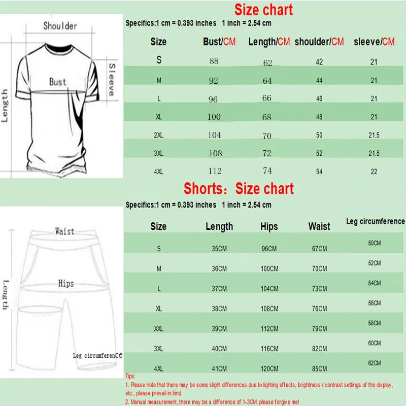 New summer men's casual sportswear set, fashionable and breathable men's round-neck short-sleeved T-shirt + jogging shorts