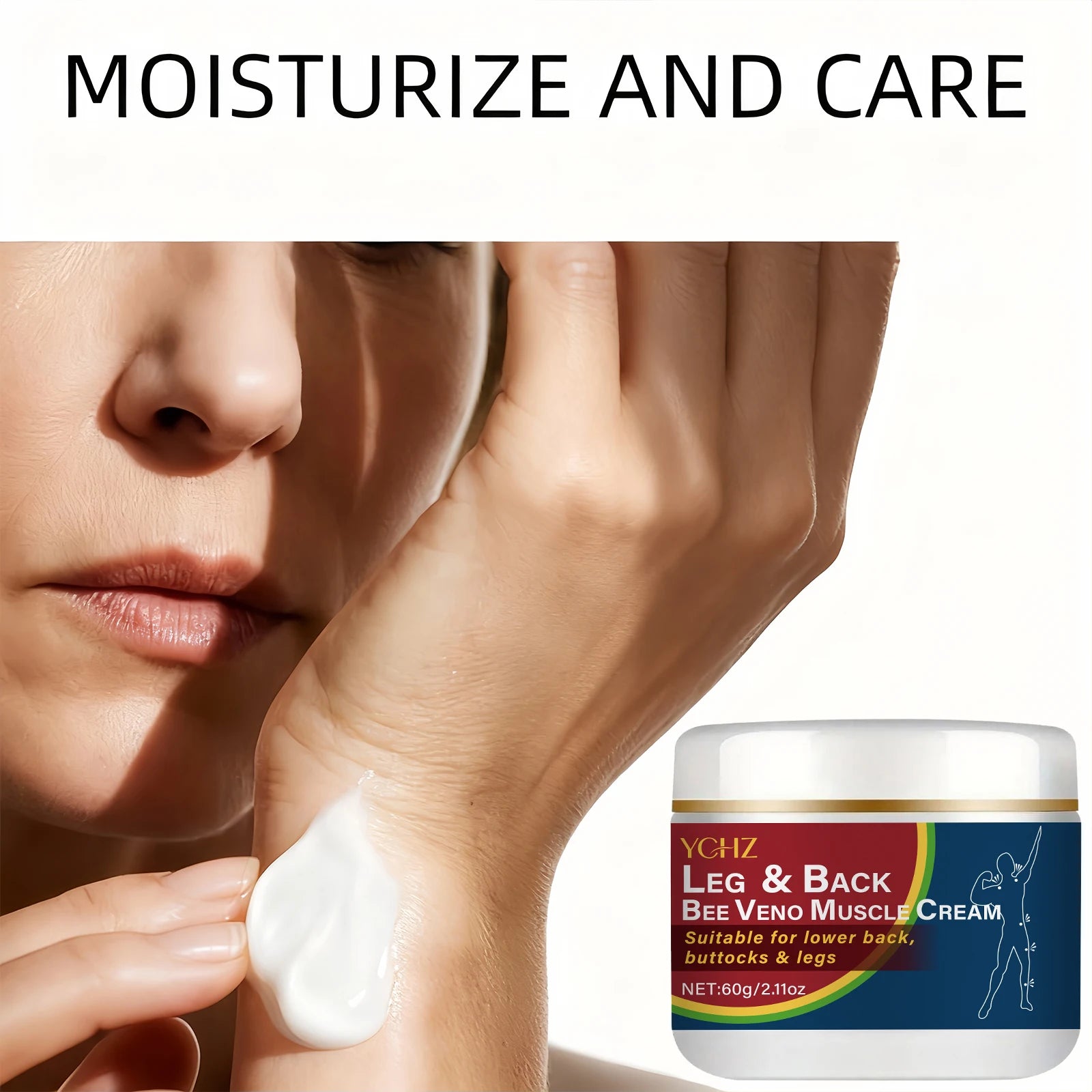 Super Powerful Nerve and Muscle Massage Cream |   Contains Thyme, Magnesium, Menthol, Eucalyptus Oil, Coconut Oil, Artemisia, and Chamomile Essential Oils, Deeply Hydrating. |   Suitable for Foot, Leg, and Hand Areas