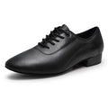 Men's white new leather Latin dance shoes Modern dance hall tango men's national standard dance shoes men's sports shoes