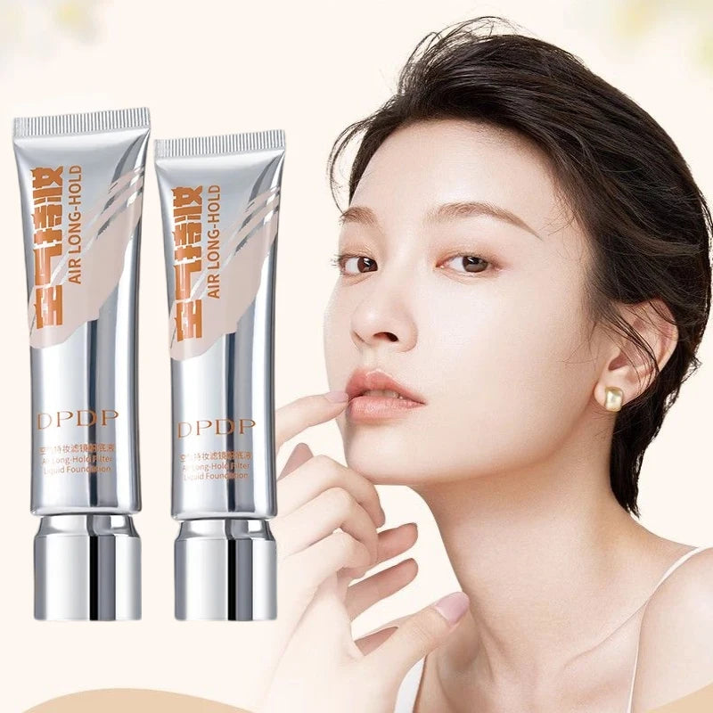 DPDP Foundation and TFIT Powder Set No-Makeup Removal Natural Concealer Perfect for All Skin Base Makeup Korea Cosmetics Kit
