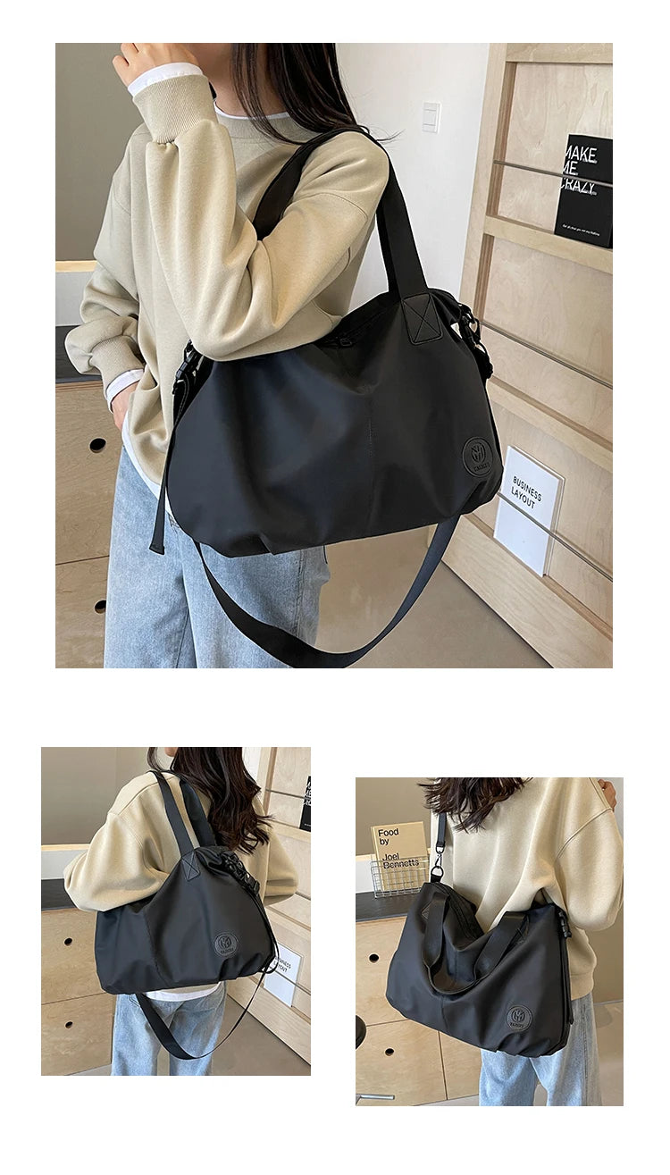 Ladies' shoulder bag custom logo travel bag shoulder bag crossbody luggage bag sports and fitness luggage bag personalized name