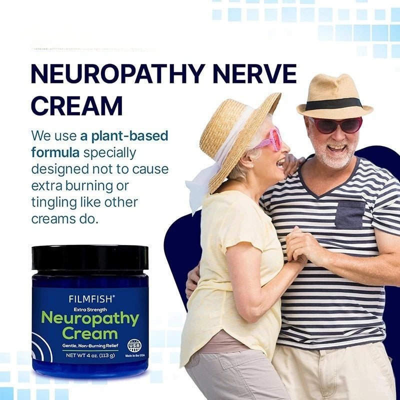 Extra Strength Neuropathy Cream for Feet Joints Soothes Nerve ,Non-Greasy Fast Relief,Comfort Hands Legs Body Moisturizes Skin