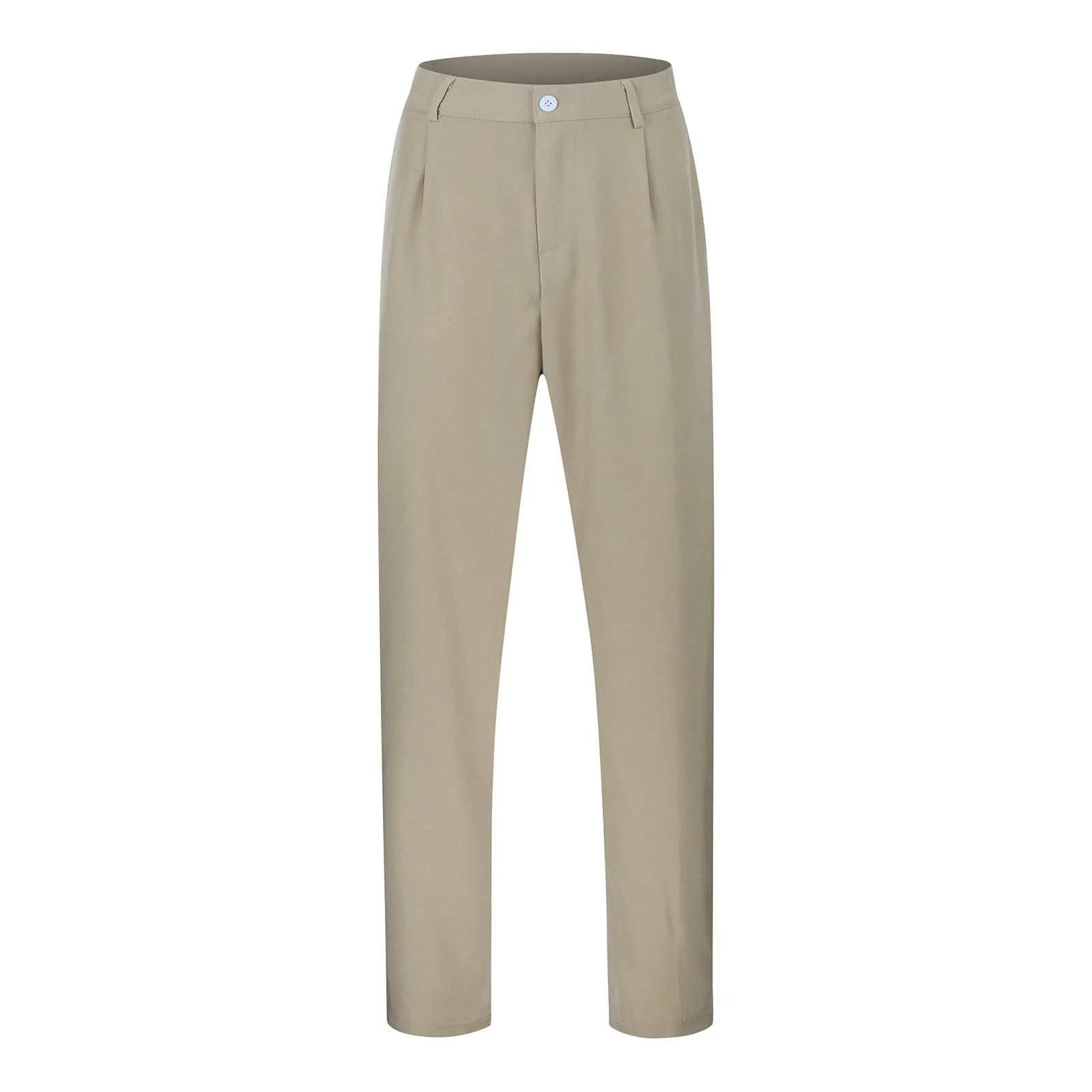 Men's Suit Trousers Fashionable Straight Leg Breathable Casual Pants Pure Color Pocket Trousers Daily Wear Comfortable Fit