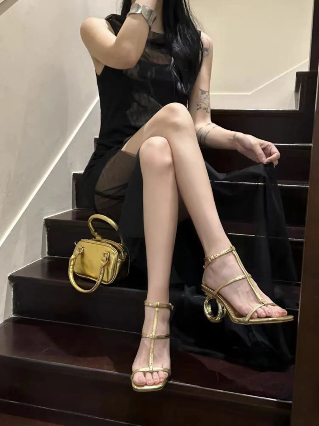 Shoes for Women Heel  Sandals  Luxury Designs Sandals Ankle Buckle Strap Clip Toe Roman Casual Beach Shoes Summer Ladies Heels