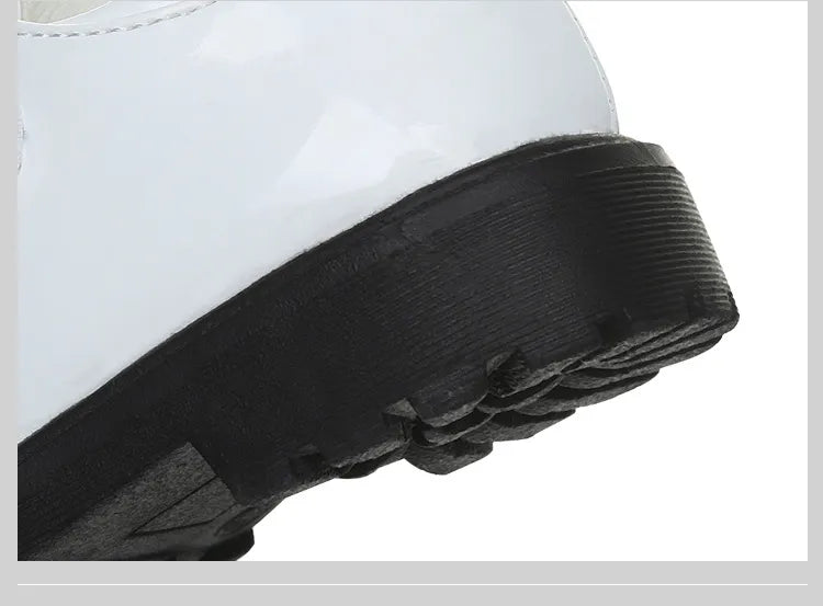 New Boys Leather Shoes British Style School Performance  Kids Wedding Party Shoes White Black Casual Children Moccasins Shoes