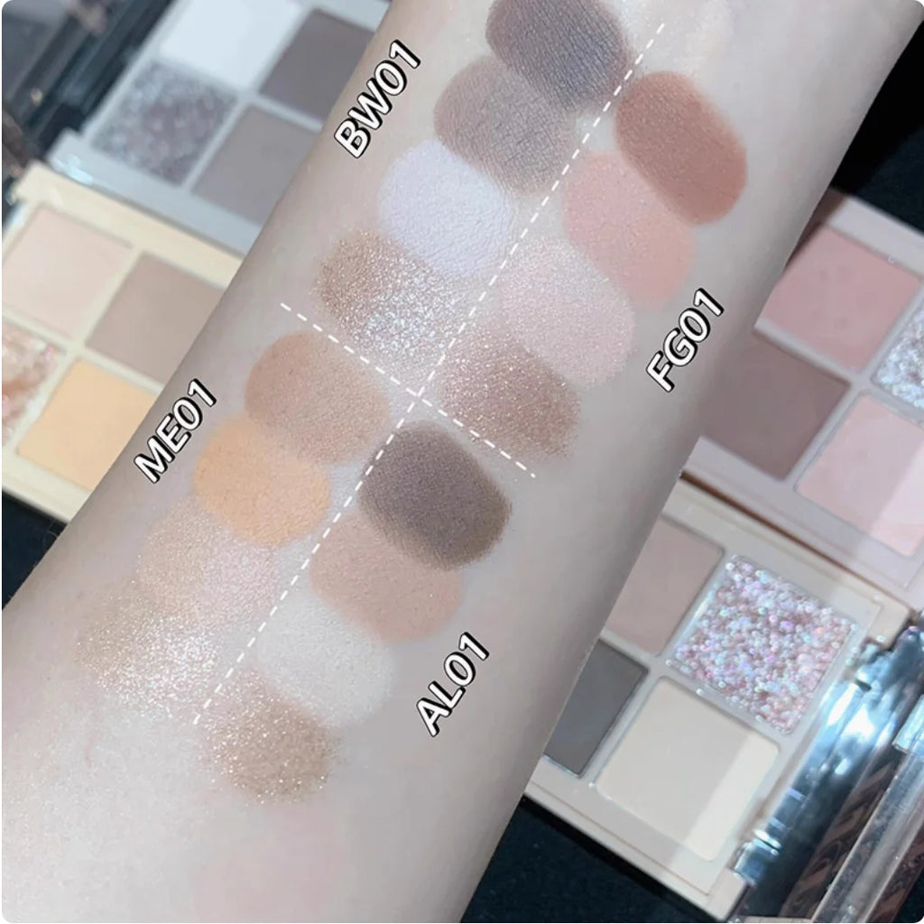 Into YOU Eyeshadow Palette Four Colors Minced Potatoes Matte Earth Color Sesame Palette Makeup Cosmetics