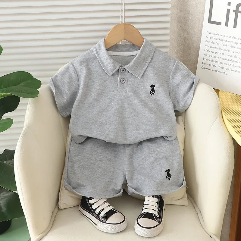 Summer New Baby Boys Clothing For Children Boys T-Shirt Shorts 2Pcs/Sets Infant Kids Clothes Casual Costume Toddler Tracksuits