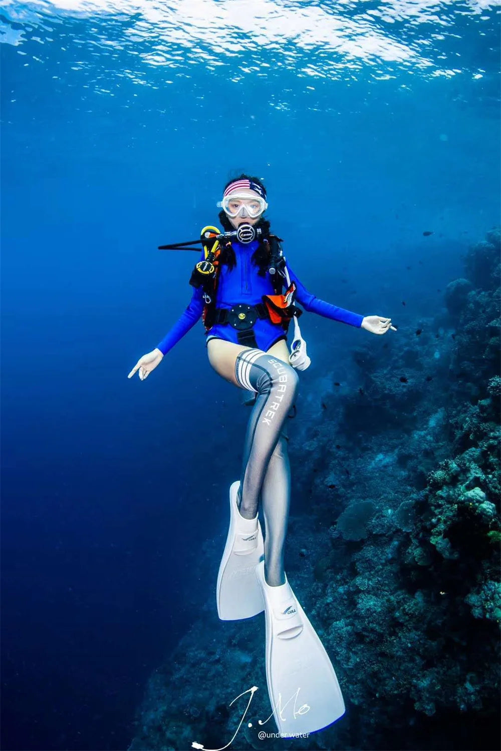 Summer Women 2MM Neoprene Bikini Wetsuit With Stocking Set Long Sleeve Diving Suit Sun-proof Surfing Snorkeling Thermal Swimwear