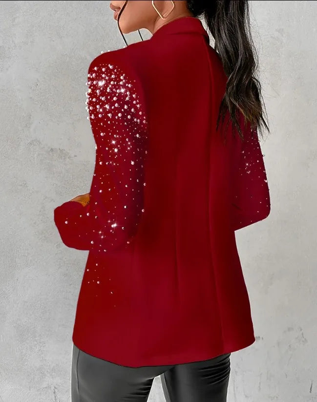 Fashion Blazers For Women Streetwear Autumn Spring Casual Long Sleeve Jacket Turndown Collar Slim Coats Suit Female's Wear