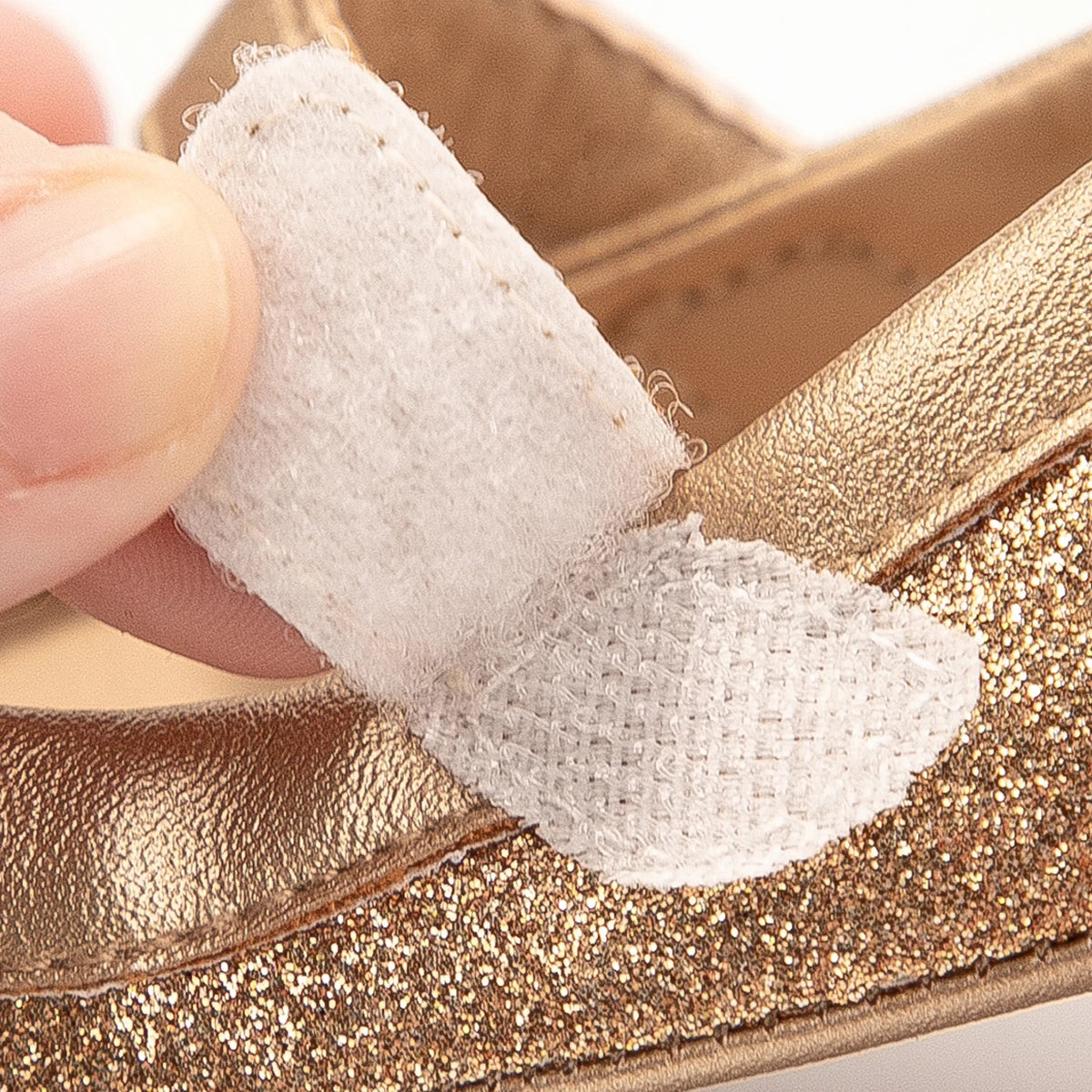 New Baby Girl Shoes Flower Gold Sparkling Bowknot Toddler Rubber Sole Anti-slip First Walkers Infant Newborn Baby Princess shoes