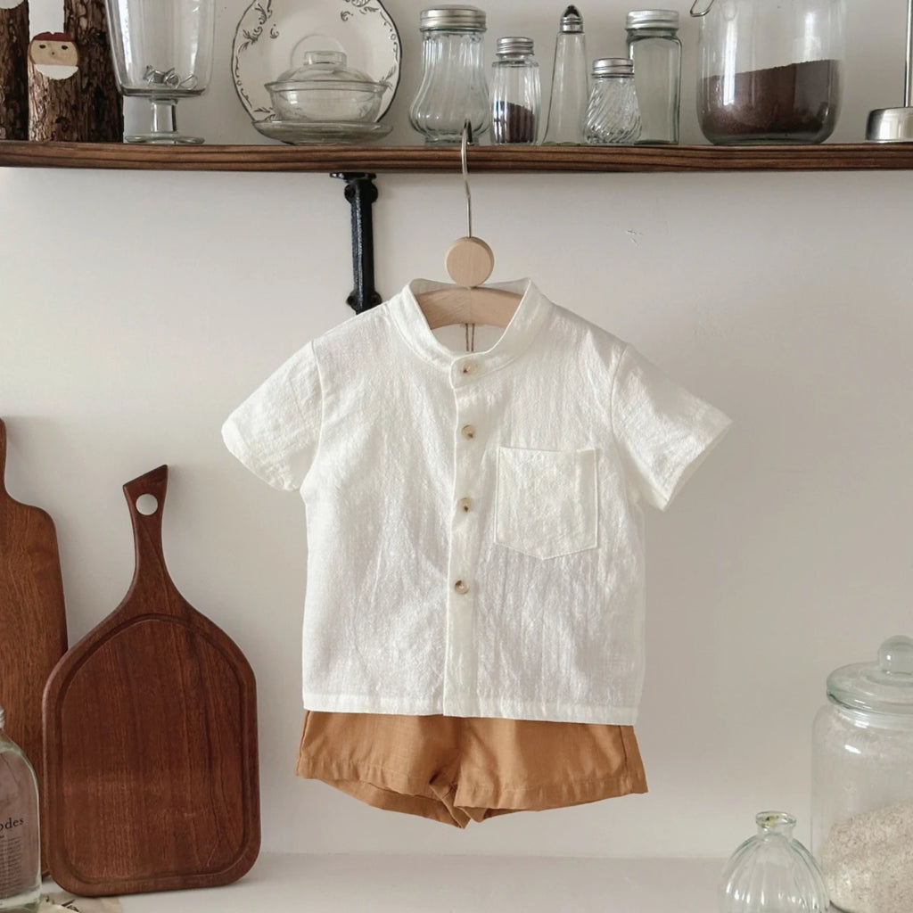 Summer Boys Clothing Set 0-3 Years Cotton Short Sleeve T-shirt + Shorts Toddler Tracksuit Casual Outfit Baby Boyswear