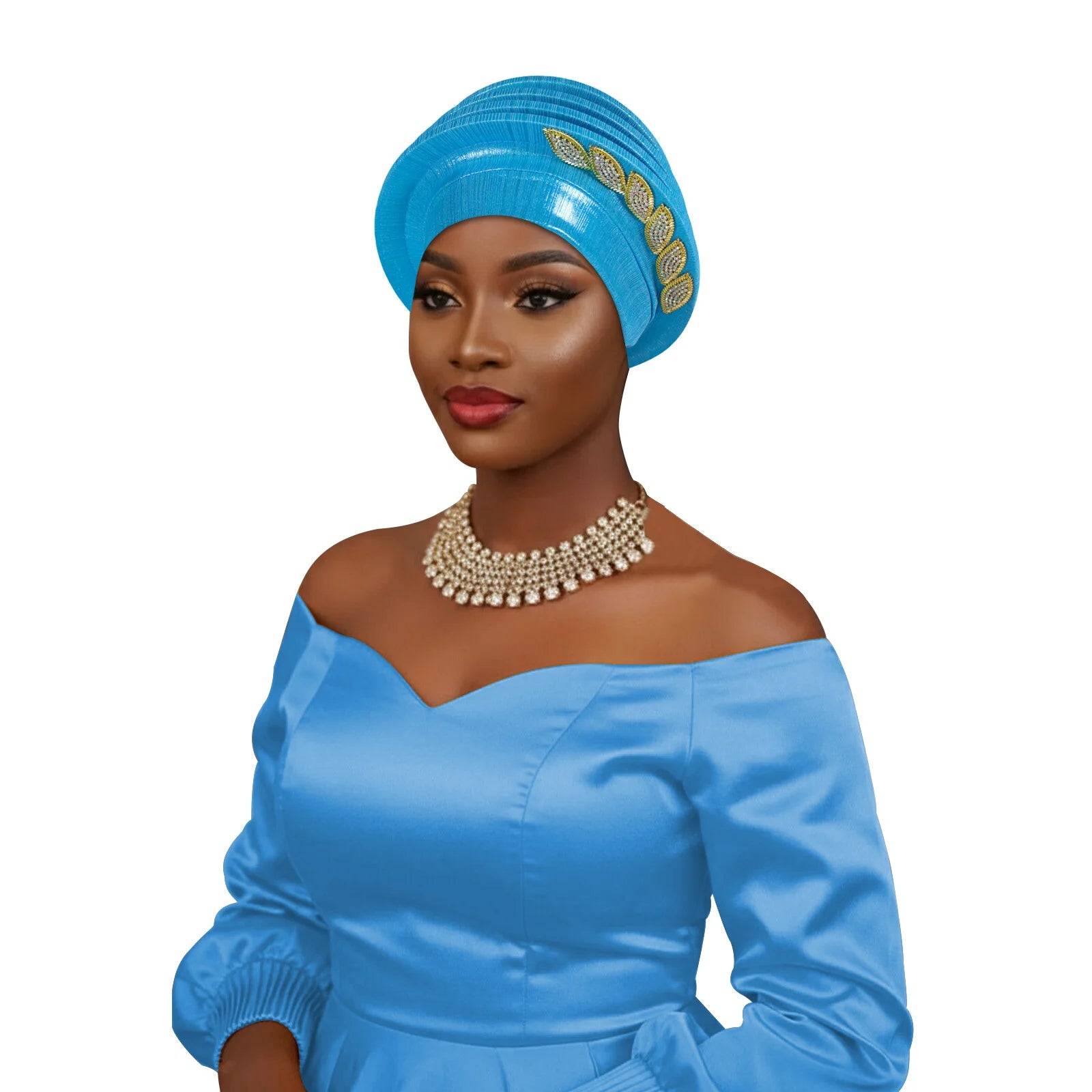 Ready African Auto Gele Headtie Women's Turban Cap Nigeria Wedding Geles Muslim Head Wraps Bonnet Turbante Mujer 2026 New