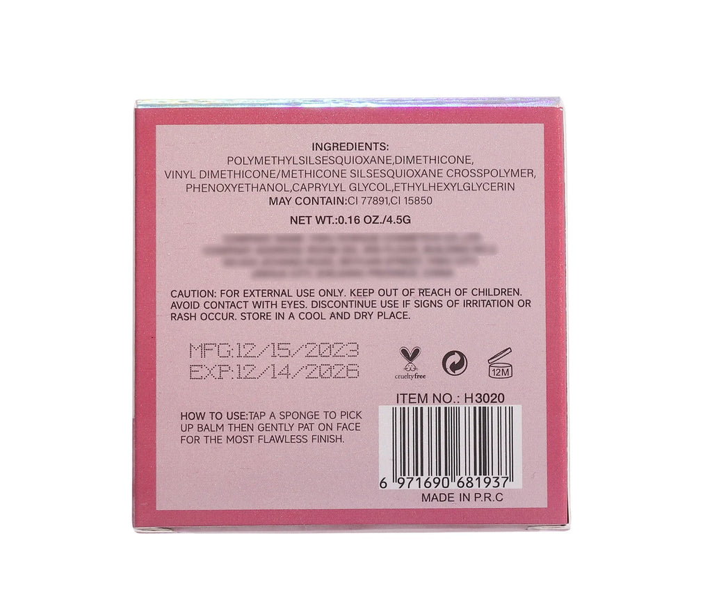 Waterproof Light Mist No-Powder Matte Concealer - Oil Control Brightening Complexion Setting Powder with Powder Puff for Makeup