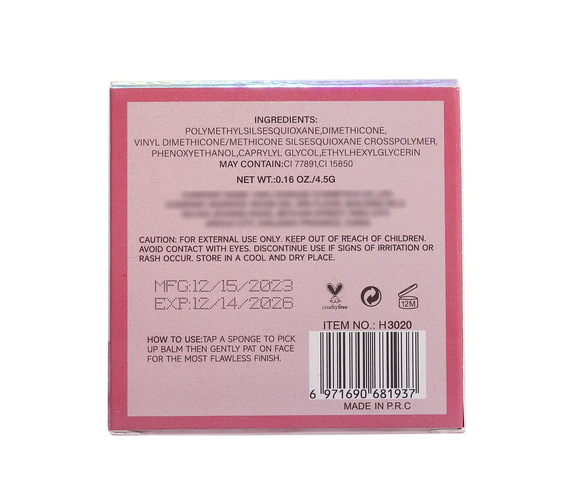 Waterproof Light Mist No-Powder Matte Concealer - Oil Control Brightening Complexion Setting Powder with Powder Puff for Makeup