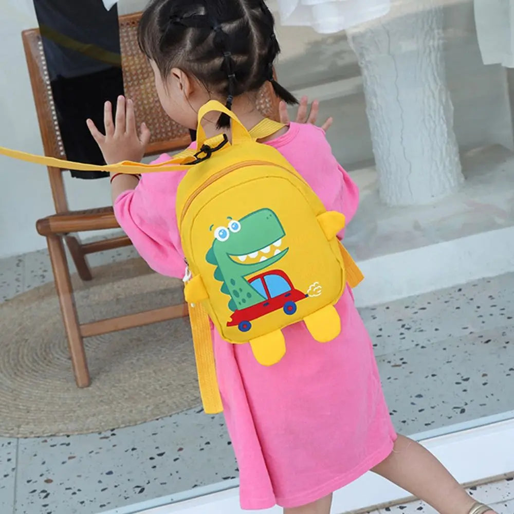 Children Cute Cartoon Dinosaur School Bags Anti-lost Backpacks Toddler Rucksack Kindergarten Schoolbag