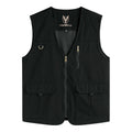 Summer Men's Lightweight Vests Outdoor Leisure Work Safari Fishing Travel Photo Hiking Waistcoats Mens Breathable Work Vests 8XL