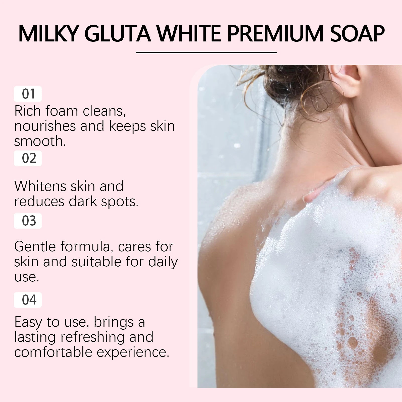 Milk Moisturizing Soap Cleansing Nourish Rich Foam Reduce Dark Spot Oil Control Bleaching Brightening Body Bathing Handmade Soap