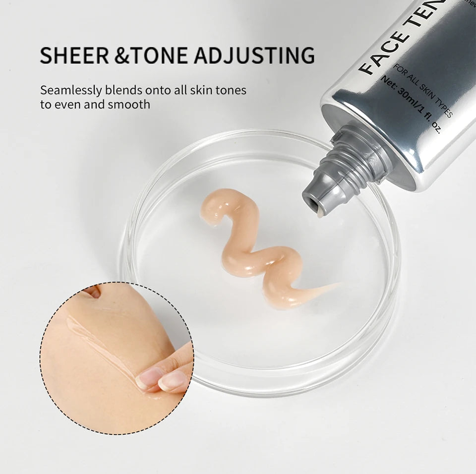 Instantly Firming Face Primer Long-term Moisturizing Seamlessly Blends Skin For Face Blurring Base Primer Korean Makeup 30ml