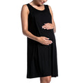 Maternity Nightgown Soft Comfortable Nursing Dress Breastfeeding Pregnant Women