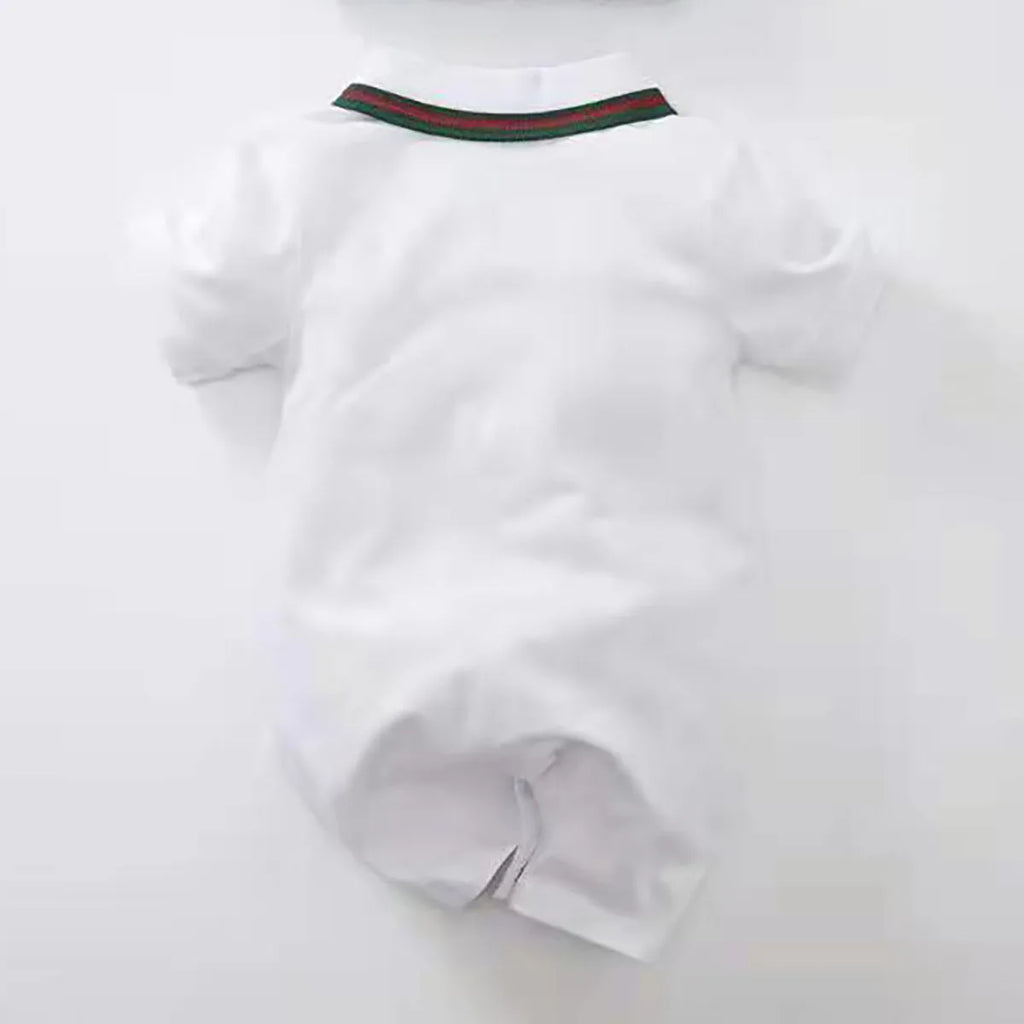 IURNXB Baby Romper Short Sleeve Boys Infant Gentleman Tuxedo Jumpsuit Newborn Outfit Playsuit 100% Cotton Kids Clothes 0-24M