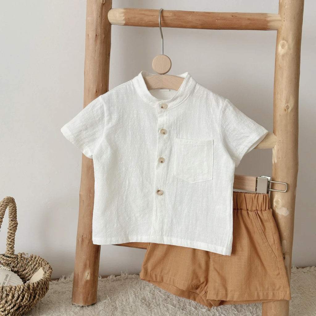 Summer Boys Clothing Set 0-3 Years Cotton Short Sleeve T-shirt + Shorts Toddler Tracksuit Casual Outfit Baby Boyswear