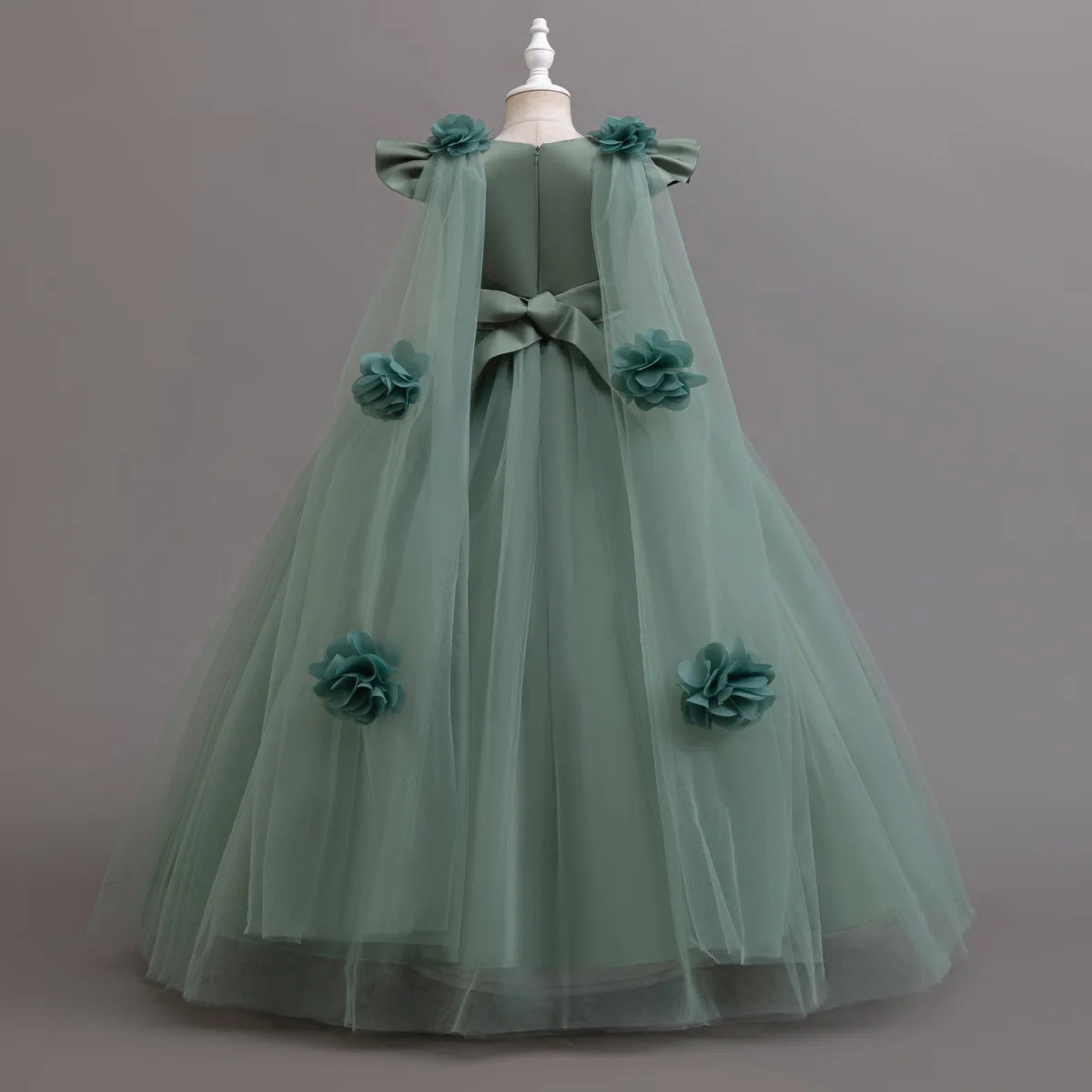 4-12 years old Dress up dance party girl dress tulle girl wedding dress elegant girl party dress kids Christmas dress