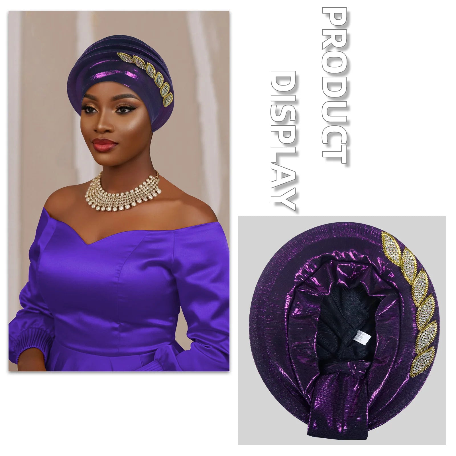 Ready African Auto Gele Headtie Women's Turban Cap Nigeria Wedding Geles Muslim Head Wraps Bonnet Turbante Mujer 2026 New