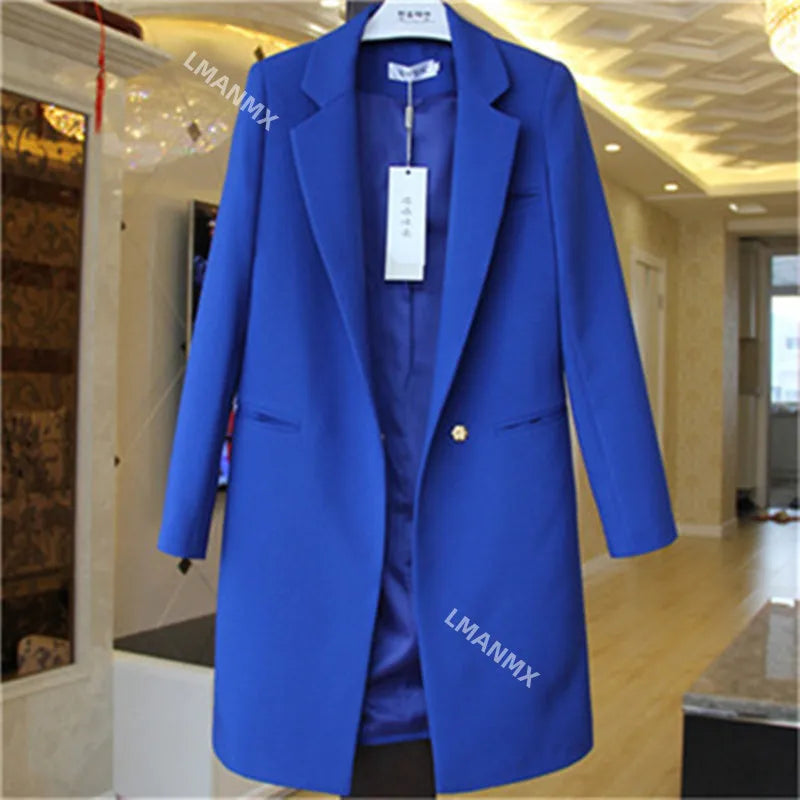 2023 New Spring Autumn Blazers Women Small Suit Long Sleeve Jacket Casual Tops Female Slim Wild Blazers Windbreaker Coat S-3XL