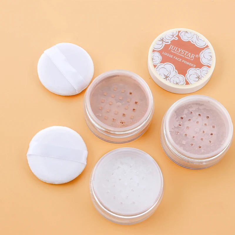 Mineral Face Powder Waterproof Oil Control Translucent Setting Powder High Coverage Makeup Fixer Powder Make-up For Women Makeup