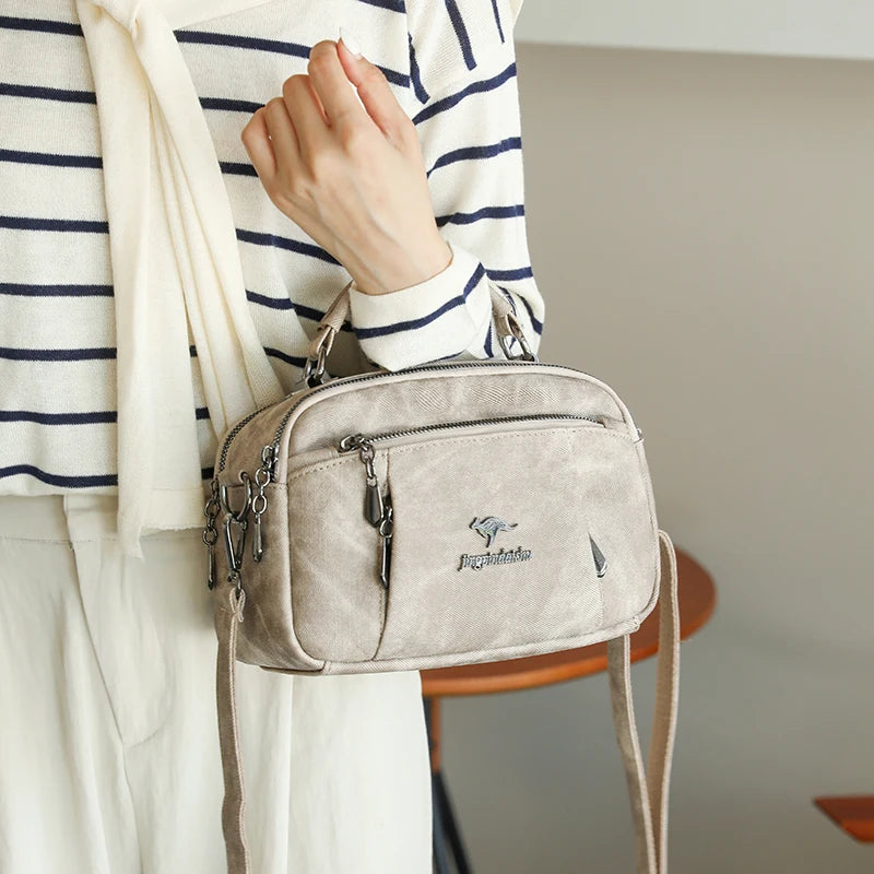 New Women Bags Trend nylon Messenger Handbag Multiple pockets Crossbody Bags Ladies High Quality Shoulder Bag Purses for Womens
