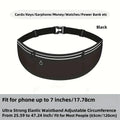 Running Belt Waist Bag Sports Waist Bag Women Men Waterproof Gym Mobile Phone Pouch Cell Phone Waist Bag Accessories For iPhone