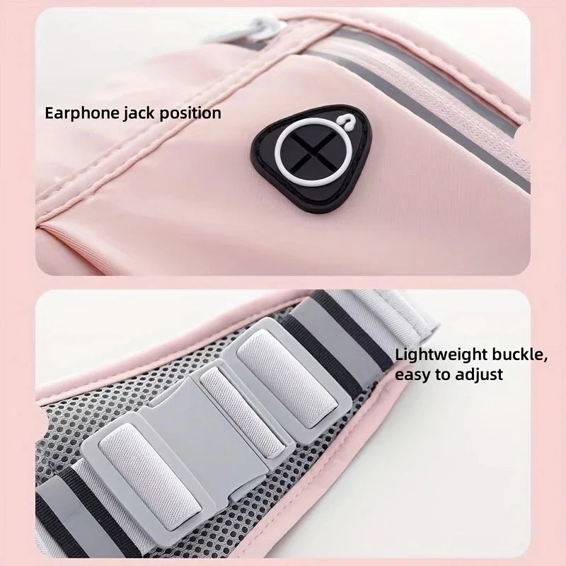 Running Belt Waist Bag Sports Waist Bag Women Men Waterproof Gym Mobile Phone Pouch Cell Phone Waist Bag Accessories For iPhone