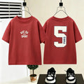 Kid Daily Wear Double Sided Short Sleeve Tees For Child Summer Clothing Unisex Casual Tops Toddler Thin Soft Materials T-Shirts