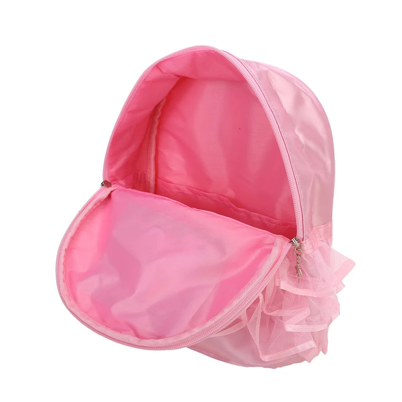 Children Ballet Bag for Girl Ballerina Dance Bag for Kids Pink Dancing Backpack Girls Ballet Dance Bags Baby School Backpack