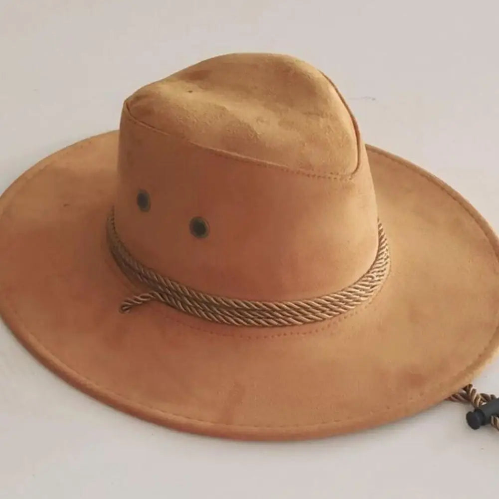 Color Men Western Cowboy Hat Big-edge Gentleman Cowgirl Jazz Gifts West Cowboy Hat For Men Color Mongolian Caps Costumes