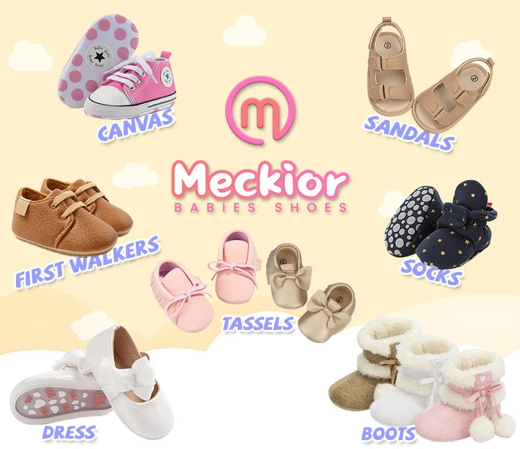 New Baby Girl Shoes Flower Gold Sparkling Bowknot Toddler Rubber Sole Anti-slip First Walkers Infant Newborn Baby Princess shoes