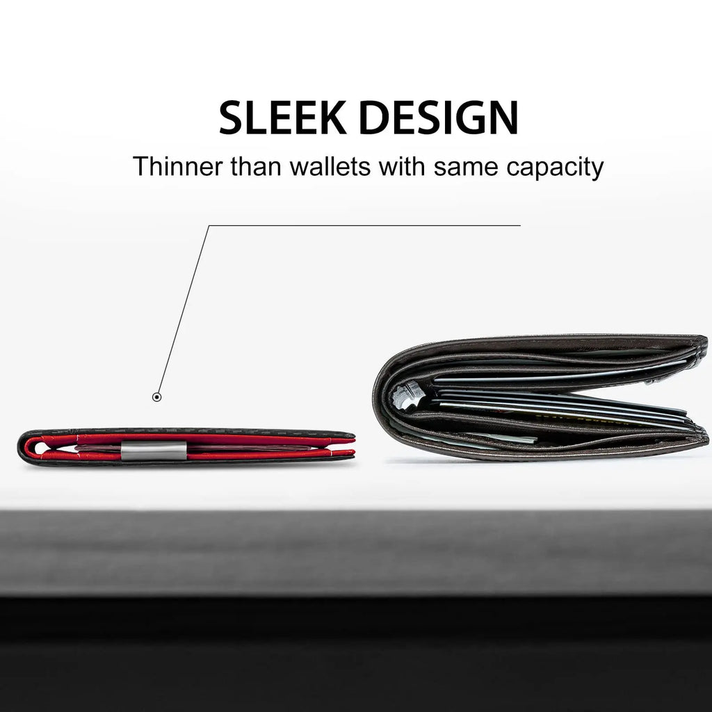 Men'S Multi-Slot Rfid Anti-Magnetic And Anti-Theft Multi-Functional Wallet With US Dollar Card Holder GSOIAX Men's wallet