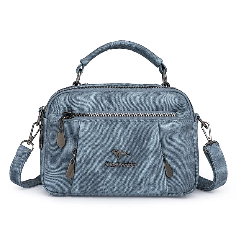 New Women Bags Trend nylon Messenger Handbag Multiple pockets Crossbody Bags Ladies High Quality Shoulder Bag Purses for Womens