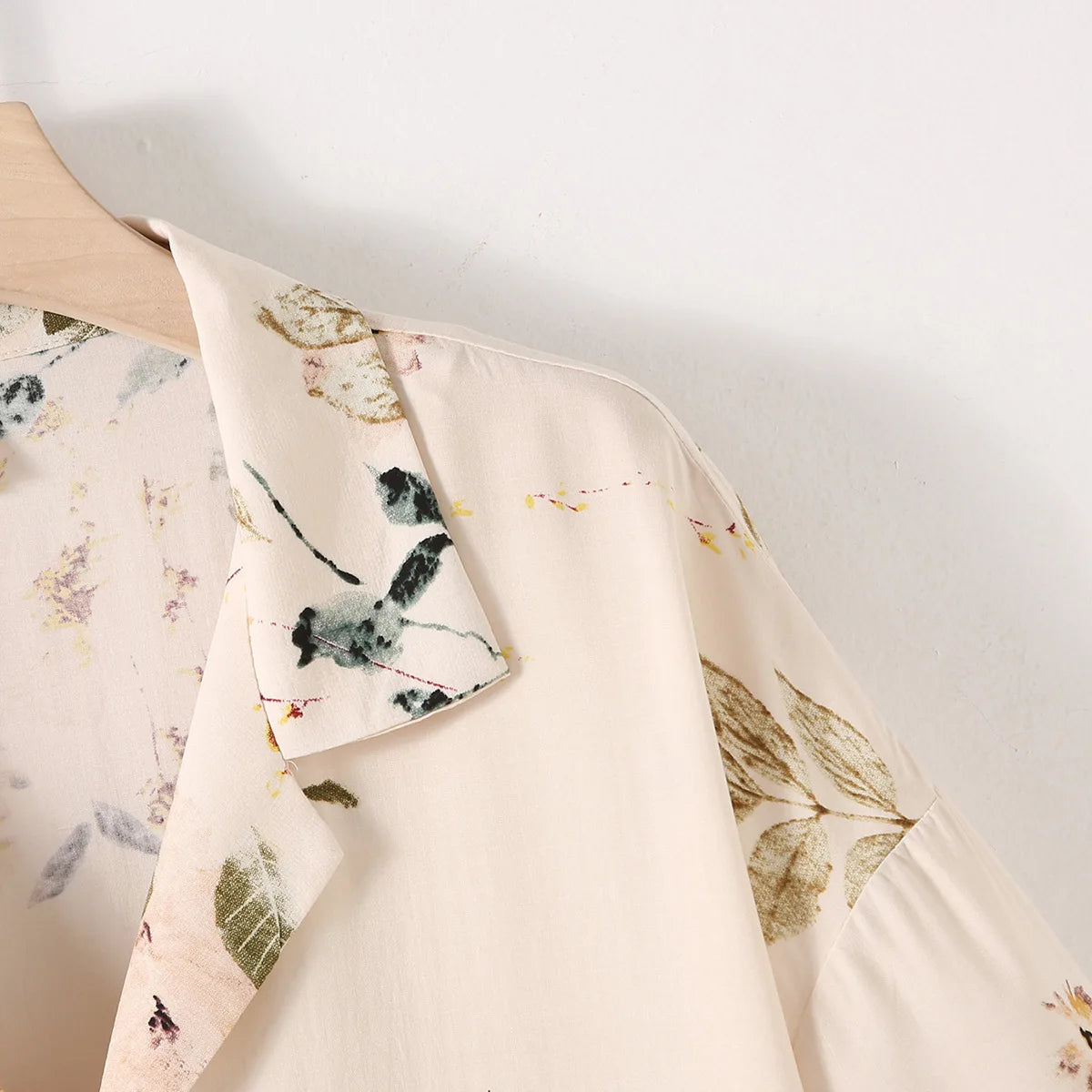 Elegant Versatile Floral Shirt & Shorts/Pants Set Women French Style Silky Viscose Loungewear 2Pcs Summer Pajamas Outerwear Top