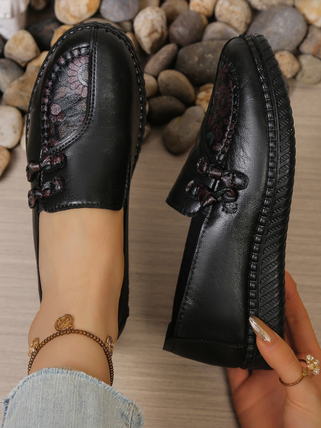 women's shoes summer 2026  Edition Women's single shoe casual ethnic-style small leather shoes free shippiing shoes