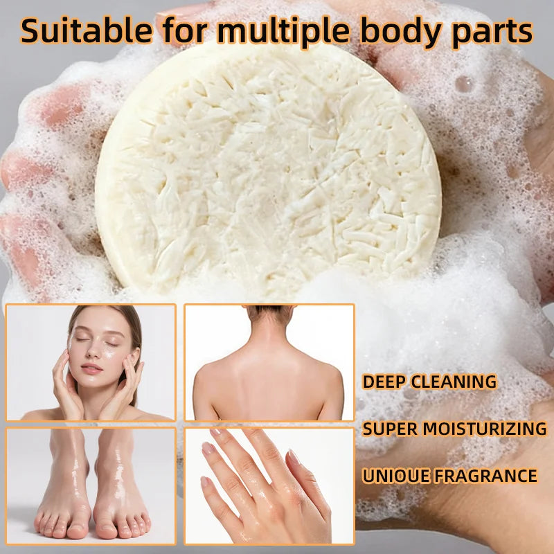 Rice Water Brightening Soap - 2-in-1 Cleansing and Brightening Soap, gentle, refreshing, and non-greasy