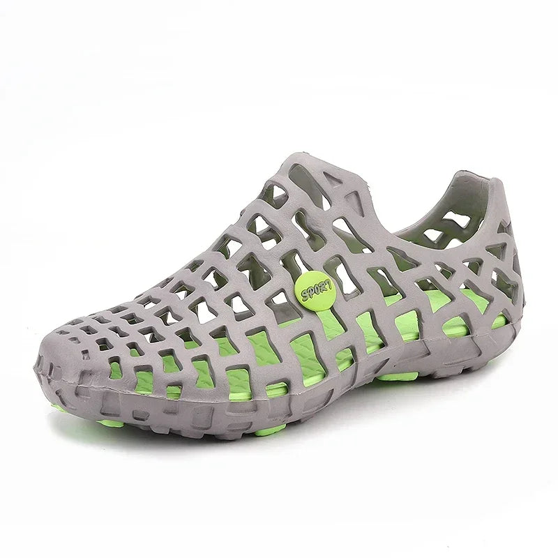Summer Men Water Shoes Breathable Beach Sandals Upstream Water Shoes Women's Quick-drying Hollow Slippers Aqua Shoes