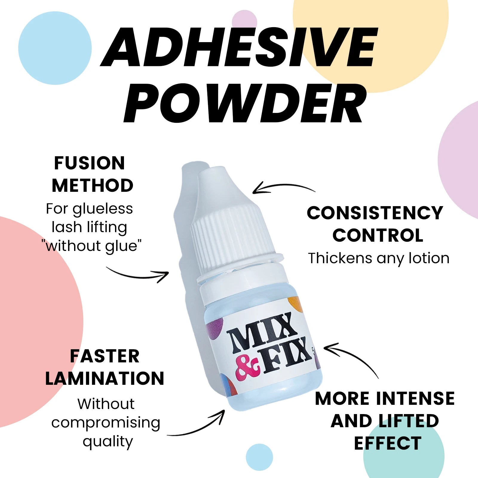 PERMANIA New Super Mix Styling Powder Innovative 5g Glueless Eyelash Brow Lifting Safety Lash Lifting Powder Beauty Health Tools