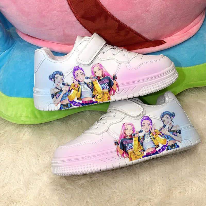 2026 Children's Fashion Casual Shoes Kids Student New Design  White Sport Shoes Boys Girls Anti-slip Outdoor Breathable Sneakers