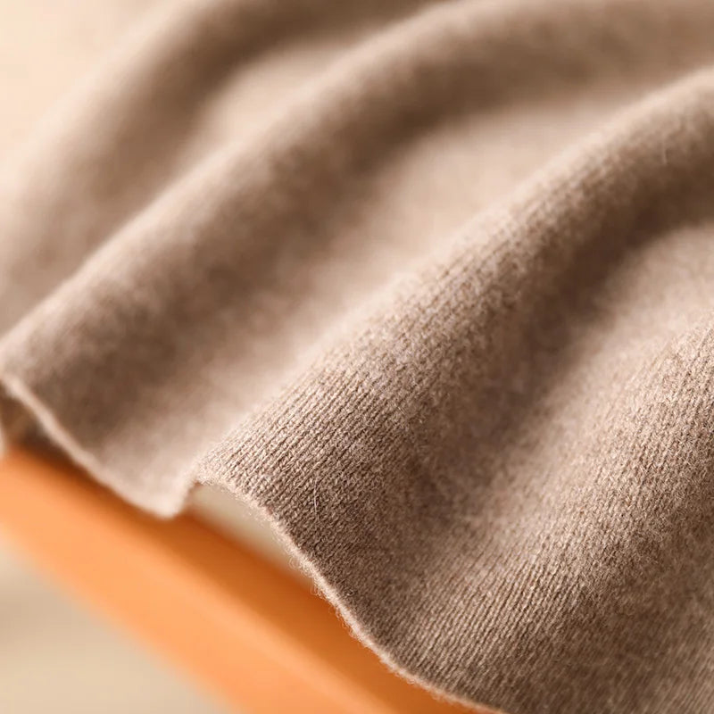 Women Wool Skirts Autumn Winter Office Lady Mini Slim Fit Skirt Elastic Waist 100% Merino Wool Knitted Cashmere Above Knee Dress