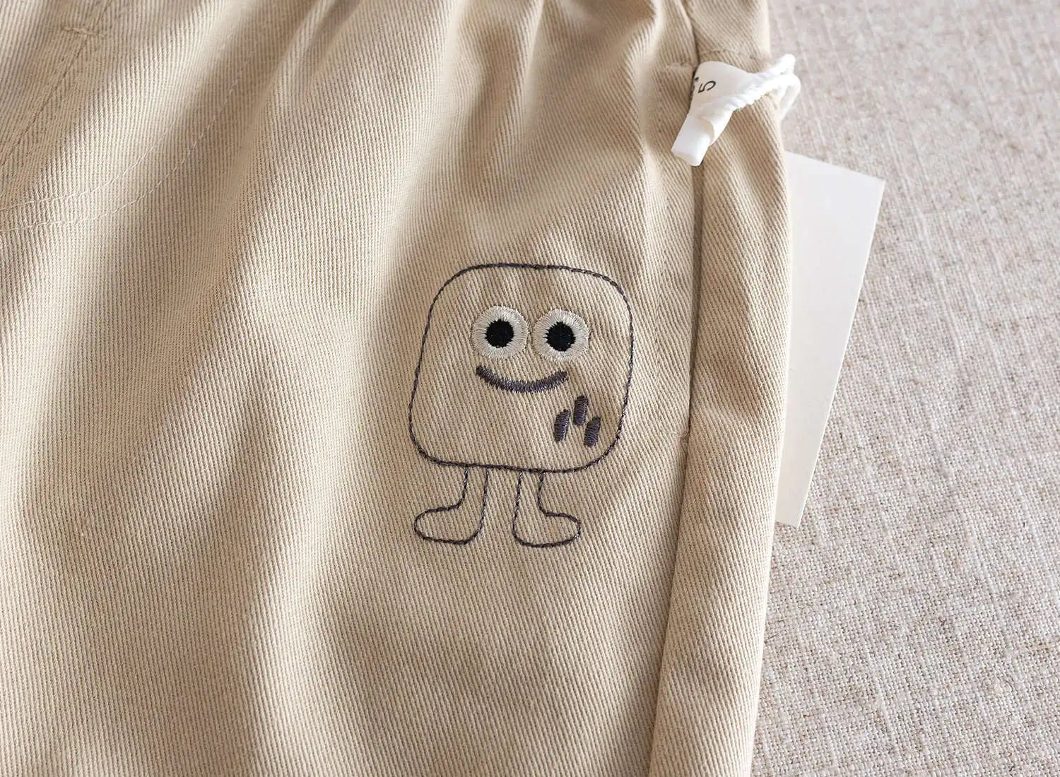 Children's Trousers Fall 2025 New Boys' Cartoon Embroidered Trousers Versatile Trousers Children's Clothing